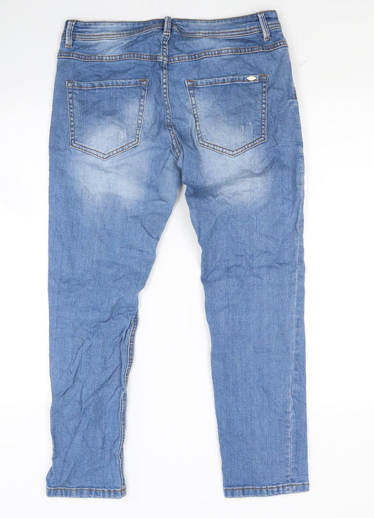 ORSAY Womens Blue Denim Skinny Jeans Size 10 L25 in