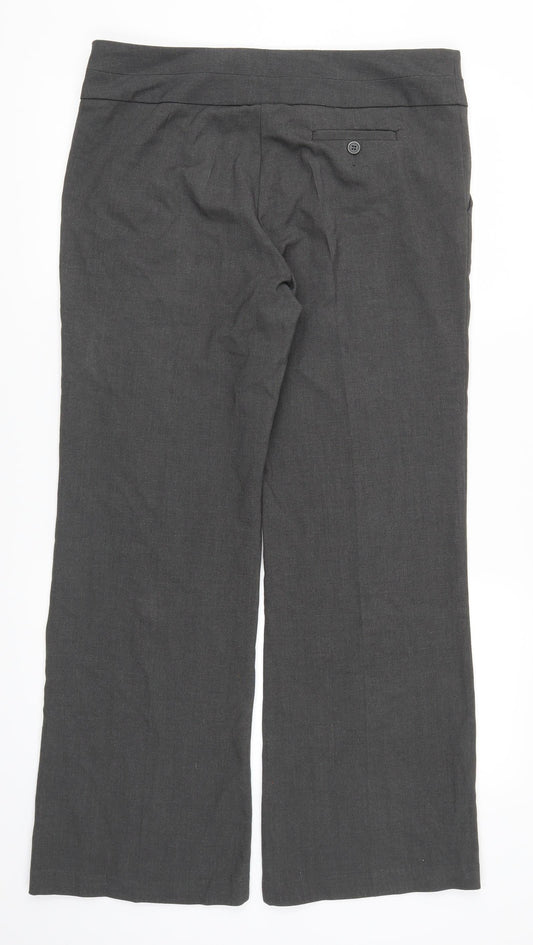 Banner Womens Grey Trousers Size 34 in L30 in