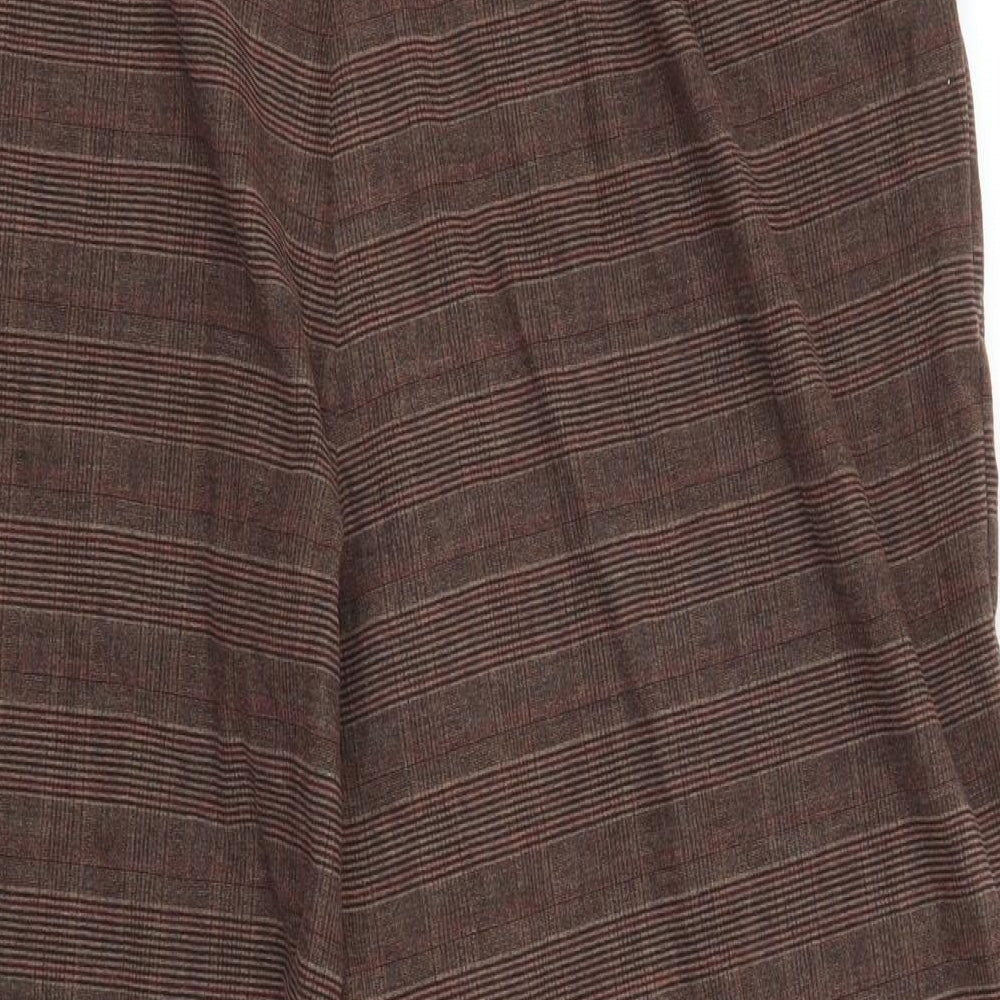 Womens UK Size 37 in NEXT Regular Fit Brown Trousers