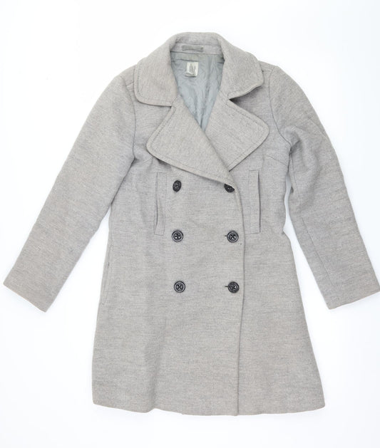 Womens UK Size 8 Gap Grey Overcoat