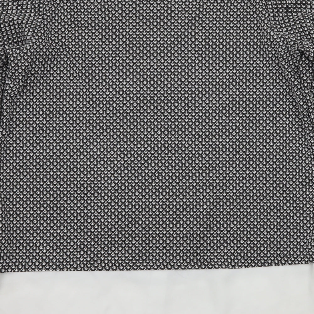 Womens UK Size 8 Dorothy Perkins Black Basic Blouse