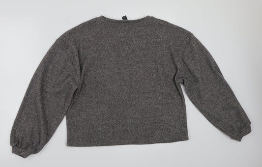 Newlook Womens Grey Pullover Jumper Size M