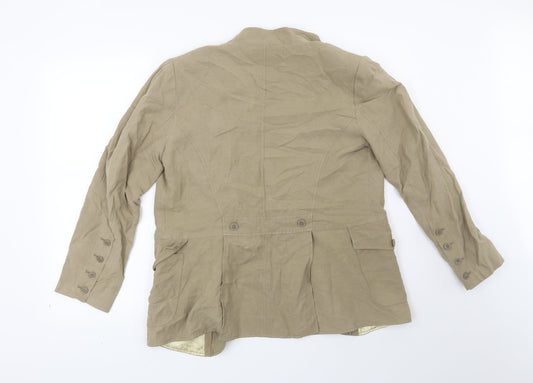 Olsen Womens Beige Jacket Size 12