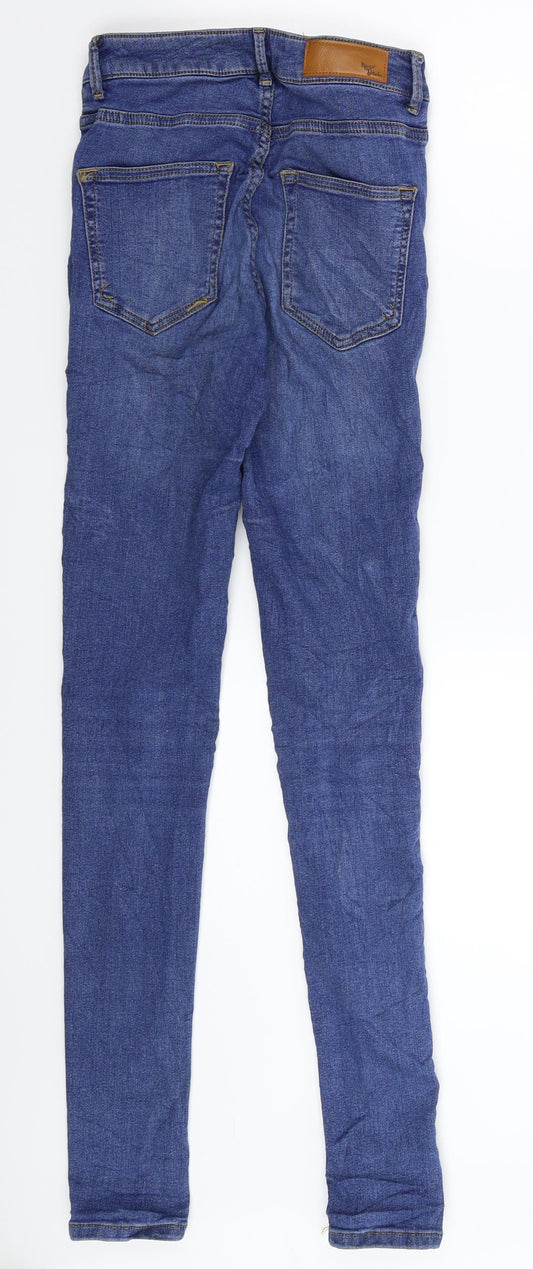 Never Denim Womens Blue Denim Jegging Jeans Size 26 in L30 in