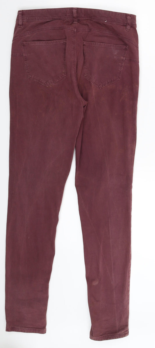 United Colors of Benetton Womens Brown Denim Skinny Jeans Size 28 in L29 in