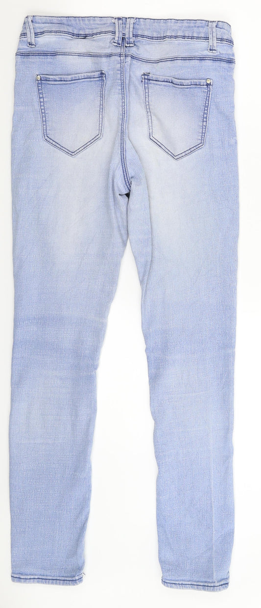 Denim Co Womens Blue Denim Jegging Jeans Size 10 L28 in