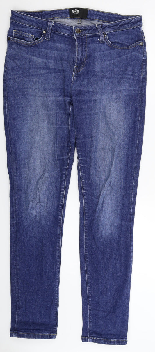 Womens UK Size 34 in BIG STAR Extra-Slim Fit Skinny Blue Jeans