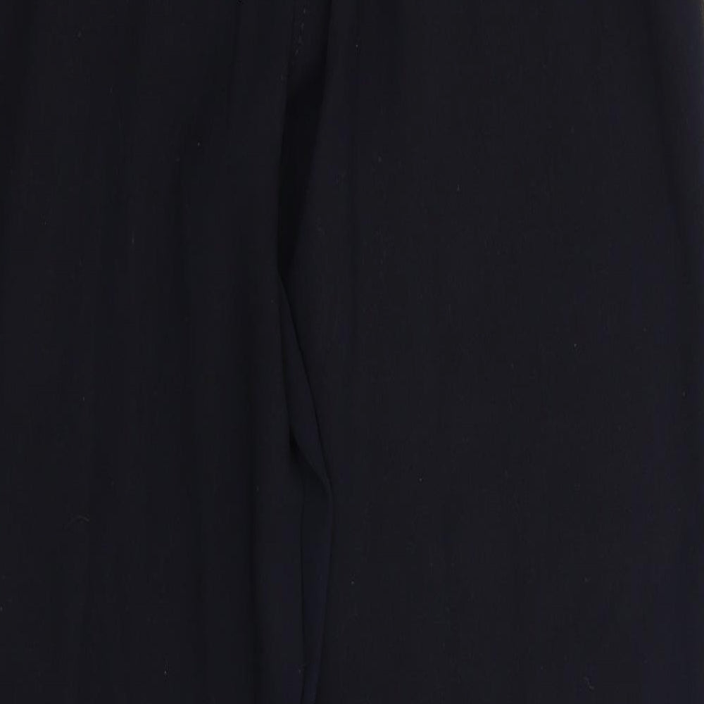 Womens UK Size 14 Marks and Spencer Regular Fit Blue Trousers