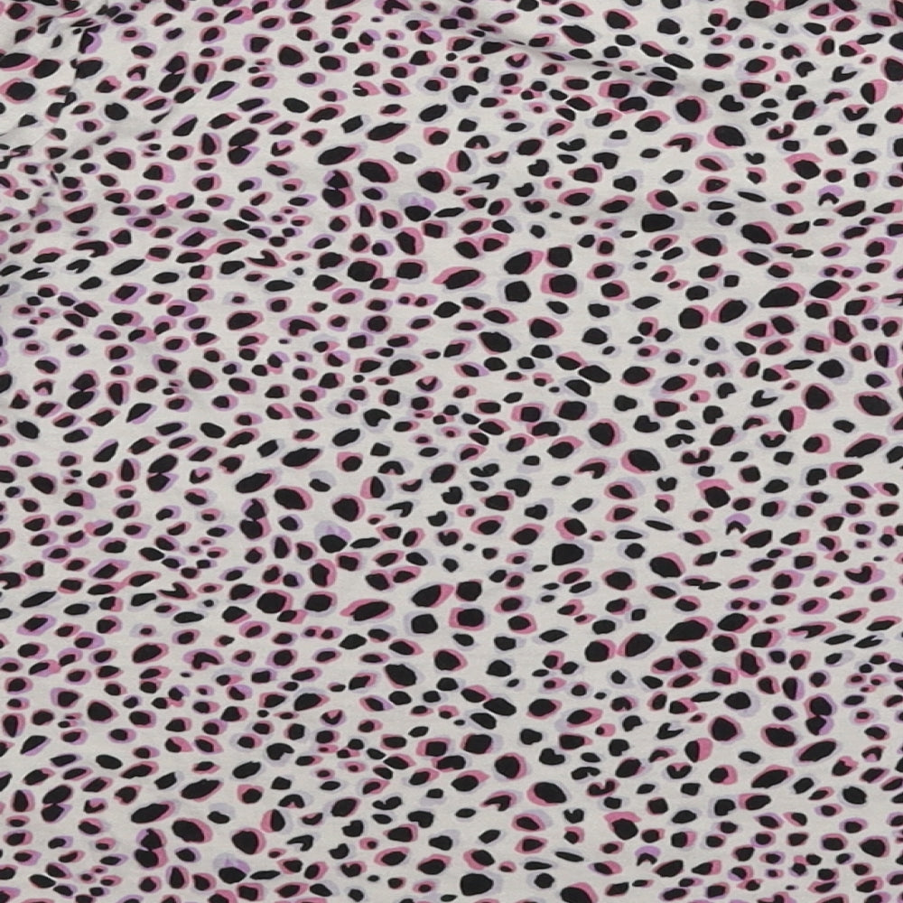 TU Girls Multicoloured Animal Print Basic T-Shirt Size 12 Years
