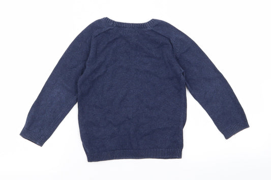 NEXT Boys Blue Pullover Jumper Size 3 Years