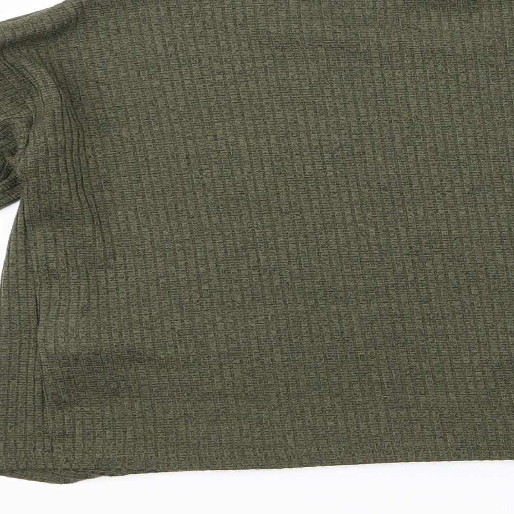 new look Girls Green Pullover Jumper Size 14 Years