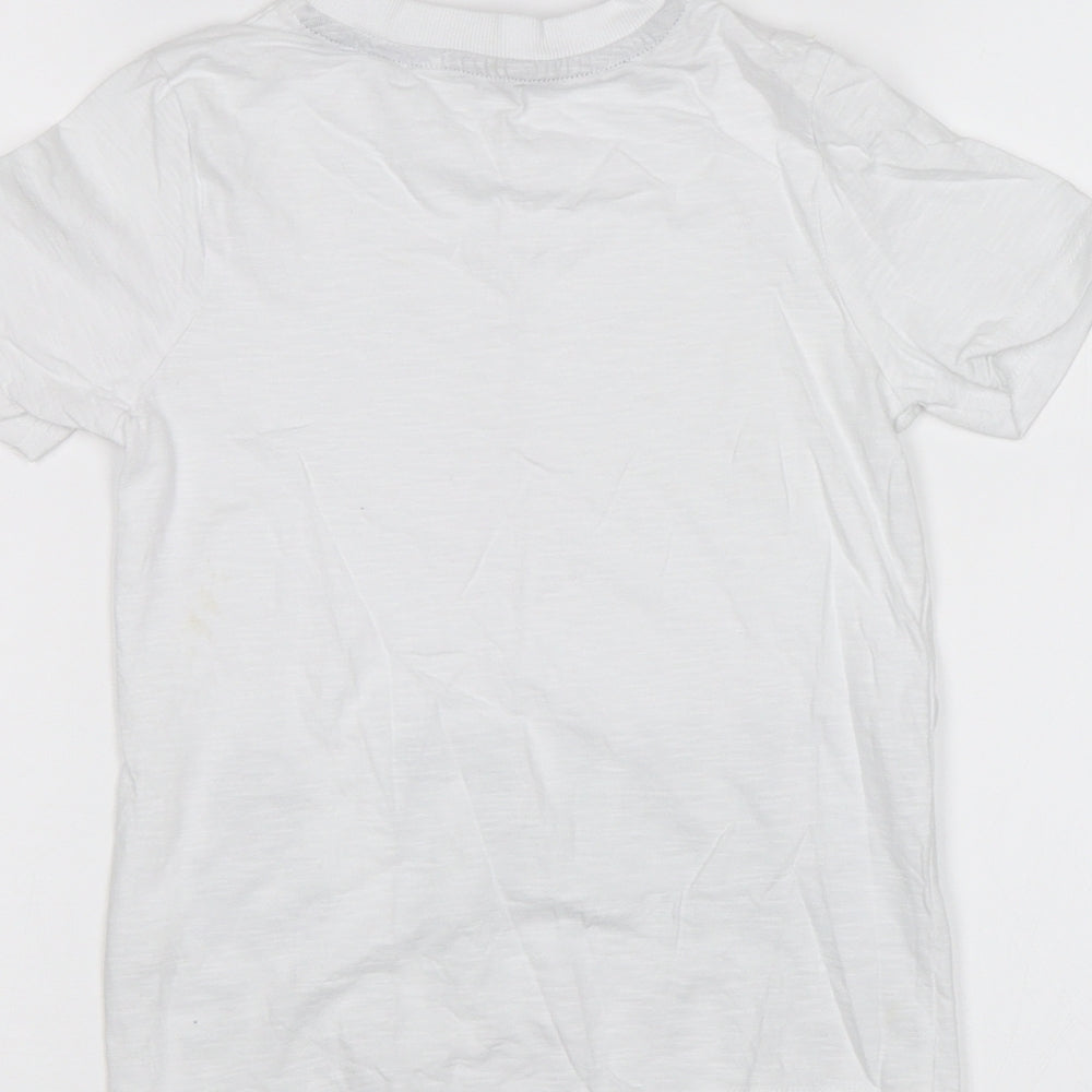 George Boys White Basic T-Shirt Size 5-6 Years - Kind and Awesome