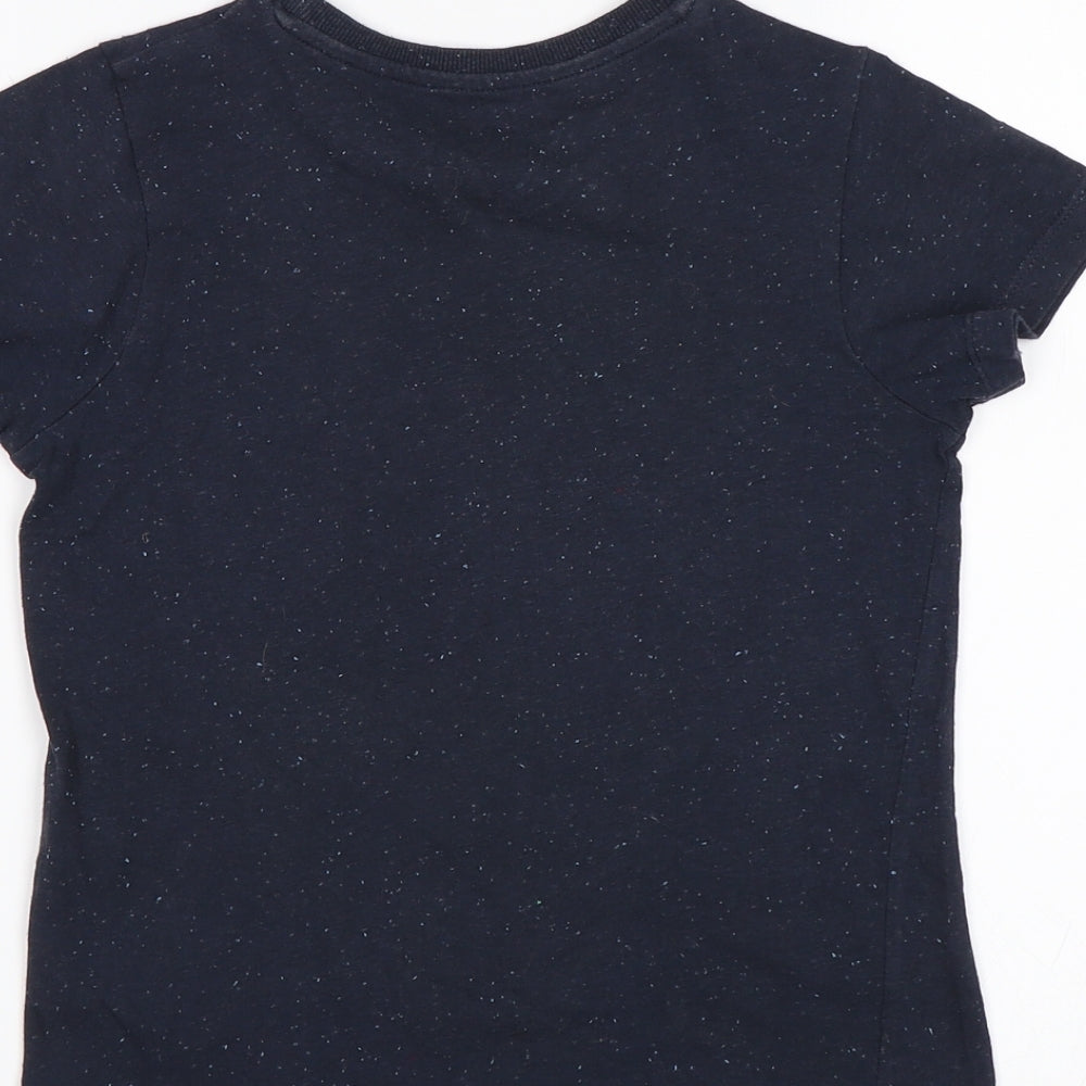 Matalan Boys Blue Basic T-Shirt Size 7 Years