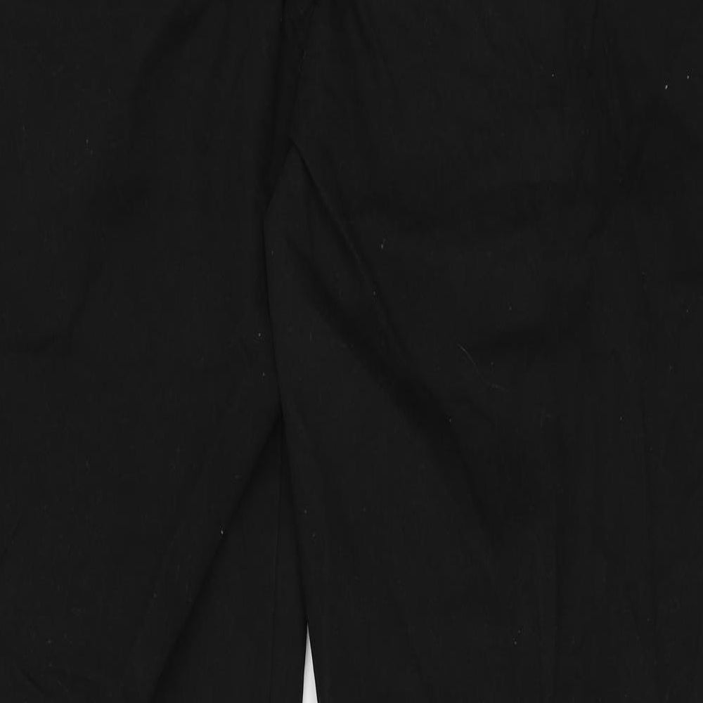 Womens UK Size 14 ASOS Regular Fit Black Trousers