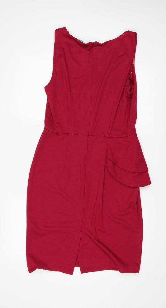 George Womens Pink A-Line Size 14