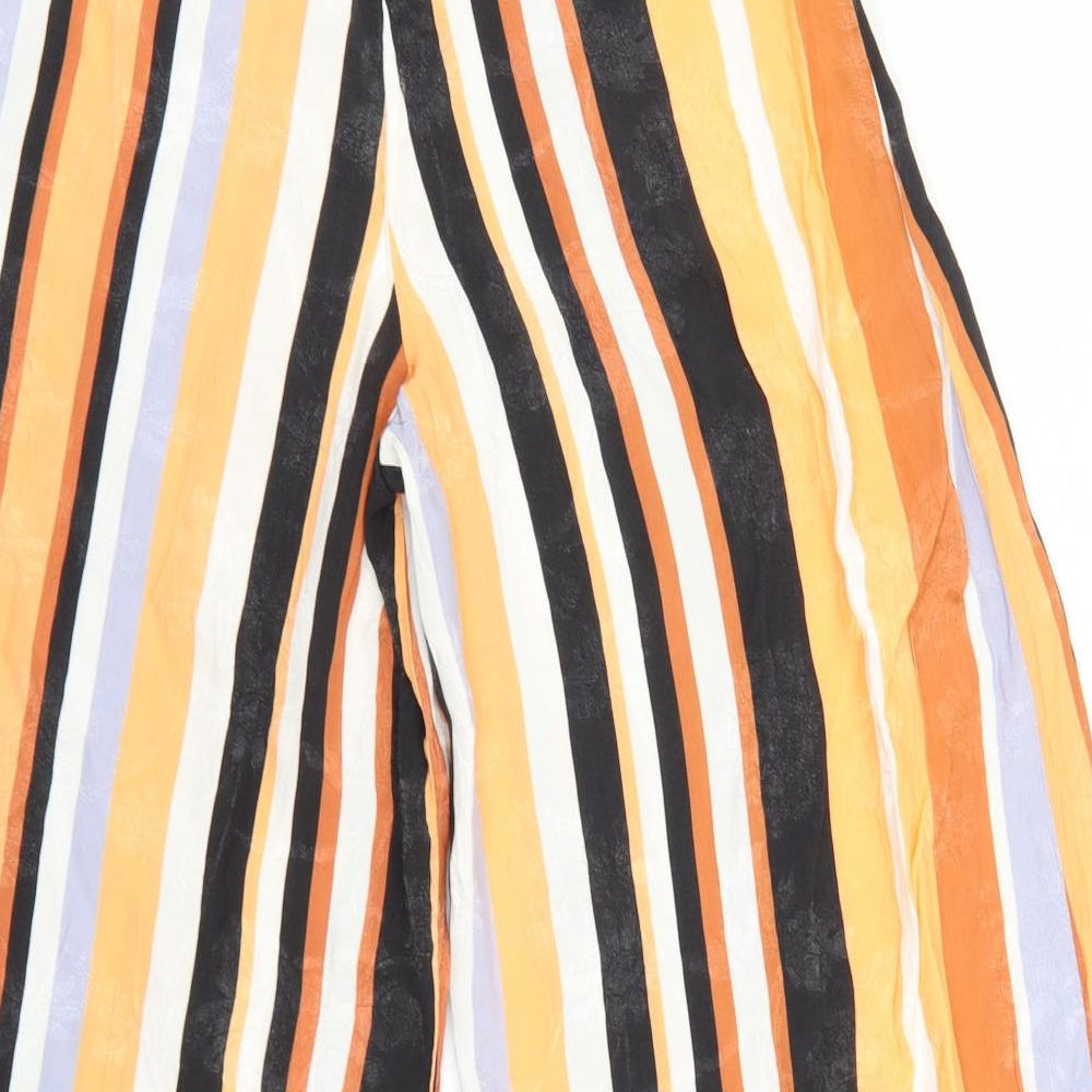 Womens UK Size 6 ASOS Regular Fit Cropped Multicoloured Trousers