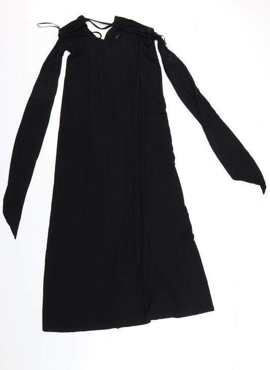 Top Shop Womens Black A-Line Size 10