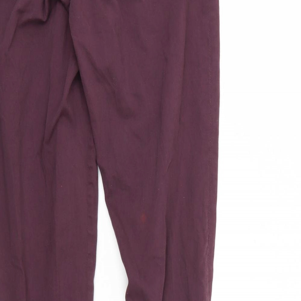 Womens UK Size 8 Dorothy Perkins Regular Fit Straight Purple Jeans