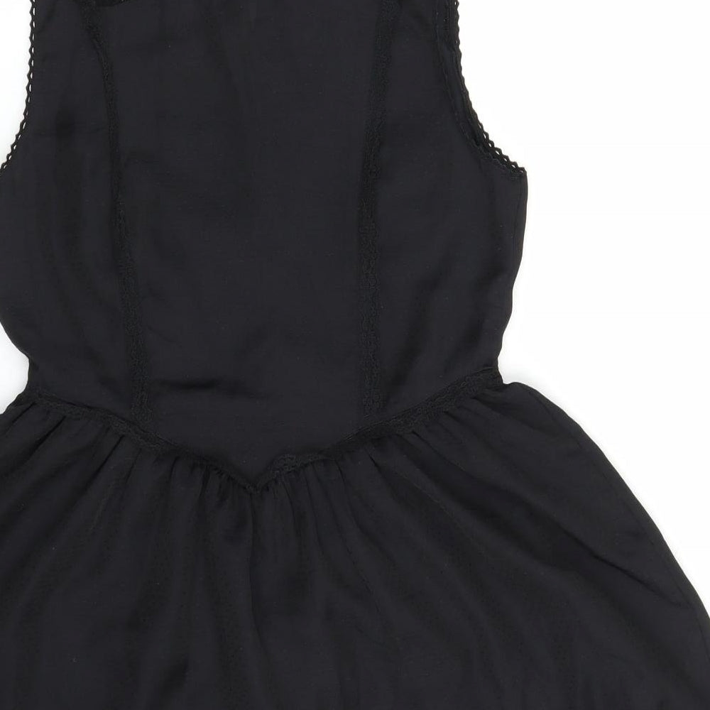 H&M Womens Black Fit & Flare Size 10