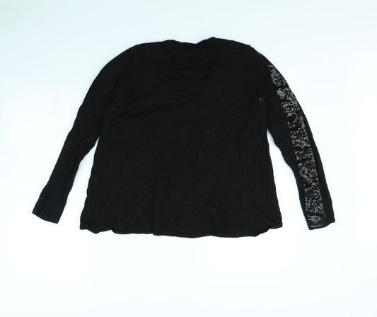 NEXT Womens Black Pullover Jumper Size 10