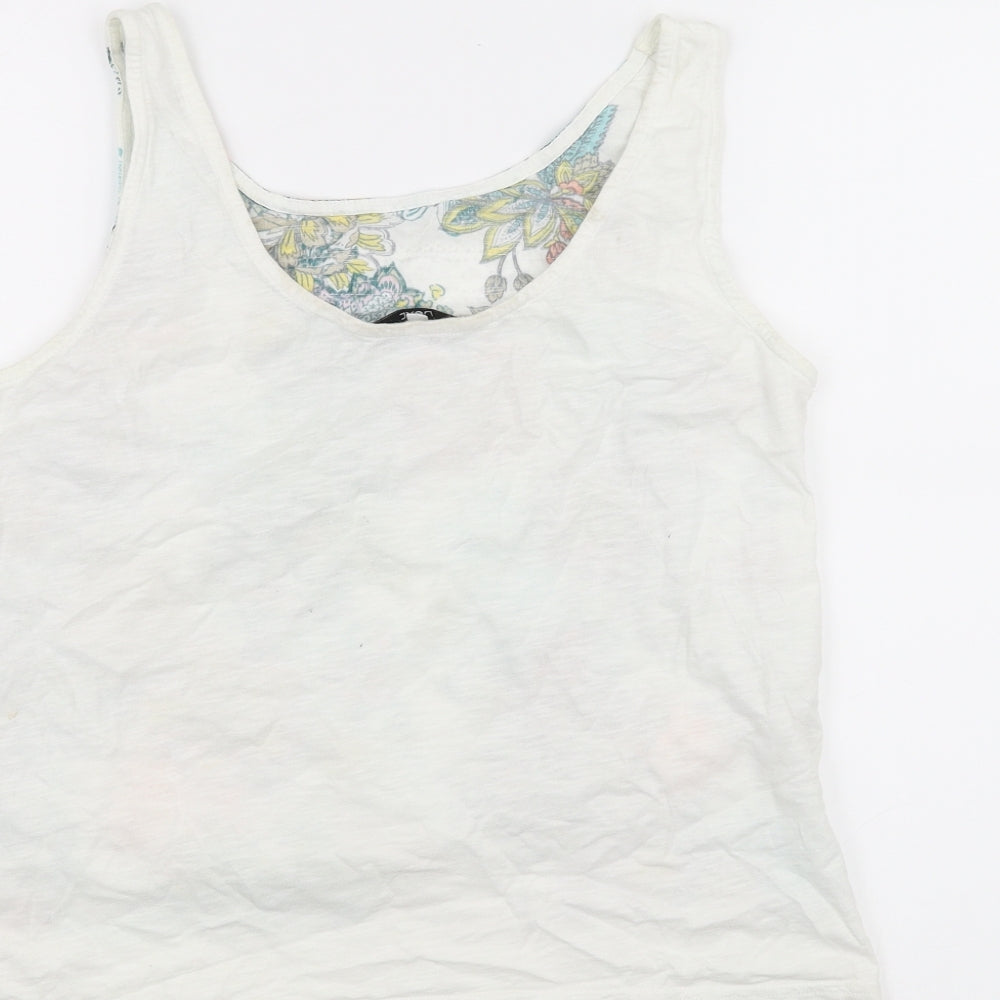 Womens UK Size 10 NEXT White Basic T-Shirt