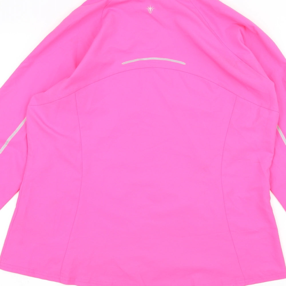 Womens UK Size 8 Marks and Spencer Pink Windbreaker Coat