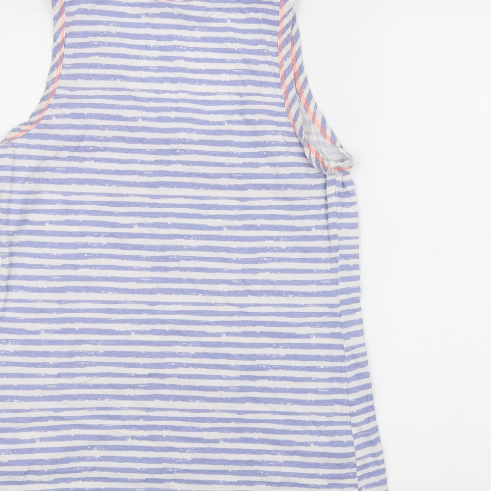 Womens UK Size 8 Disney Blue Basic Tank