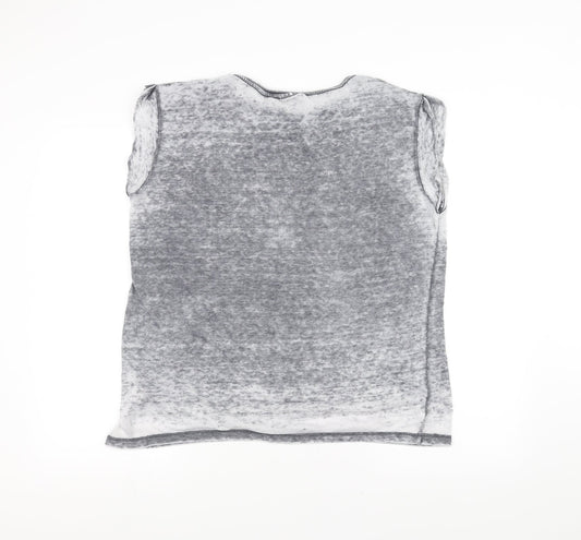 Womens UK Size 14 Atmosphere Grey Basic T-Shirt