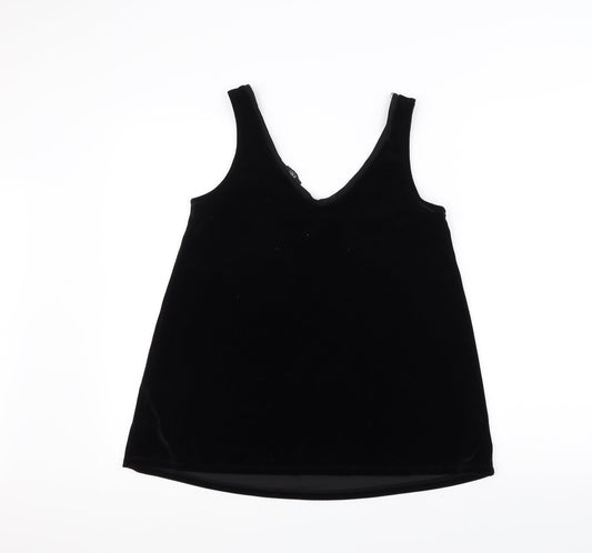 F&F Womens Black Basic T-Shirt Size 8