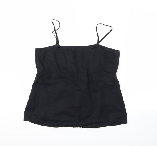 TU Womens Black Camisole Tank Size 16