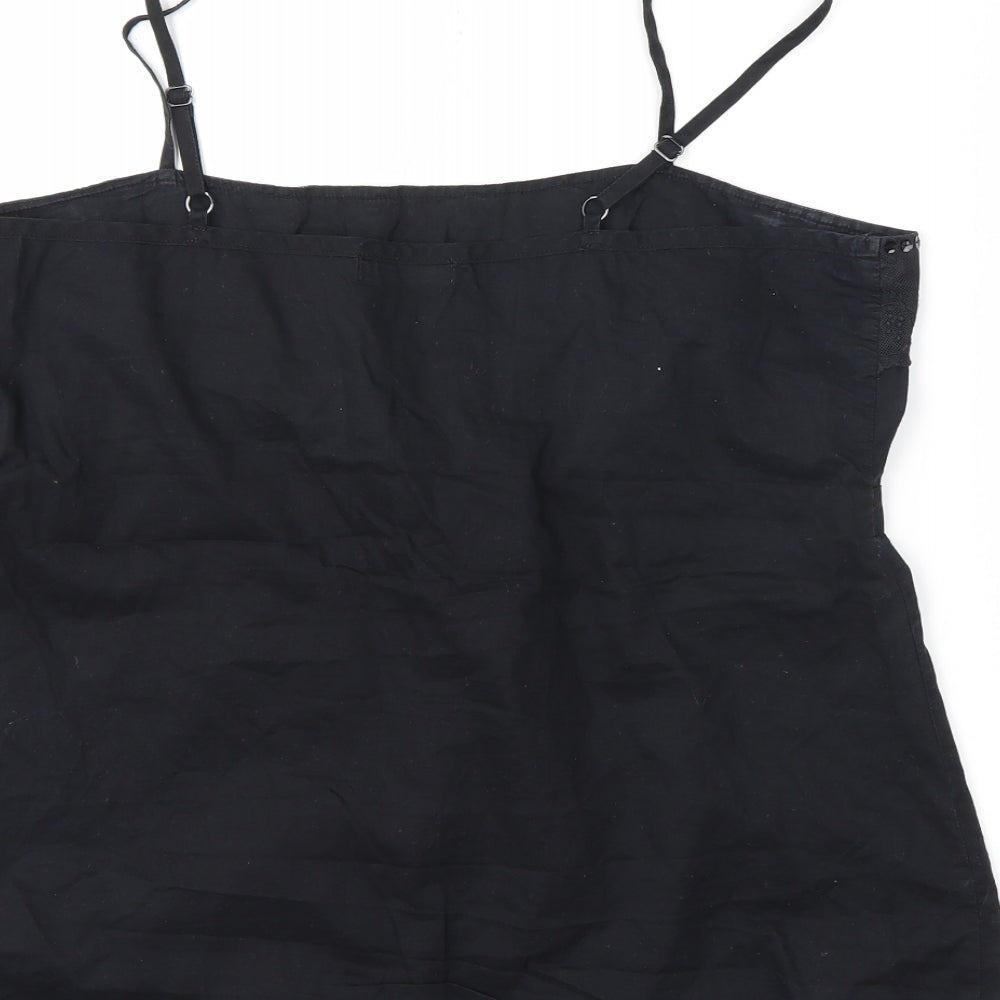 TU Womens Black Camisole Tank Size 16