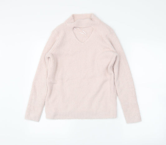 Peacocks Womens Pink Pullover Jumper Size S