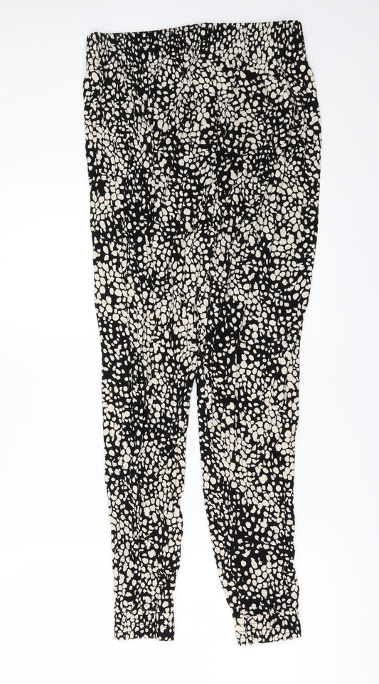 Womens UK Size S H&M Regular Fit Beige Trousers