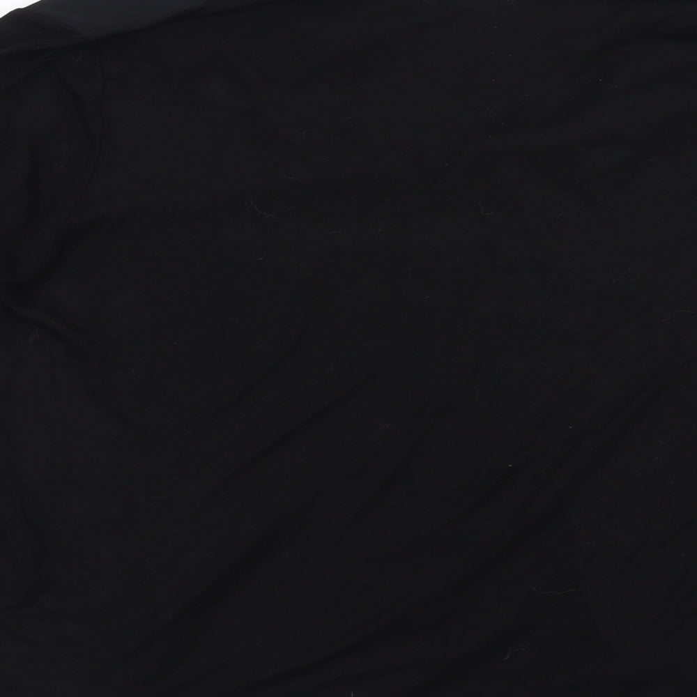 Paraphrase Womens Black Basic Blouse Size L