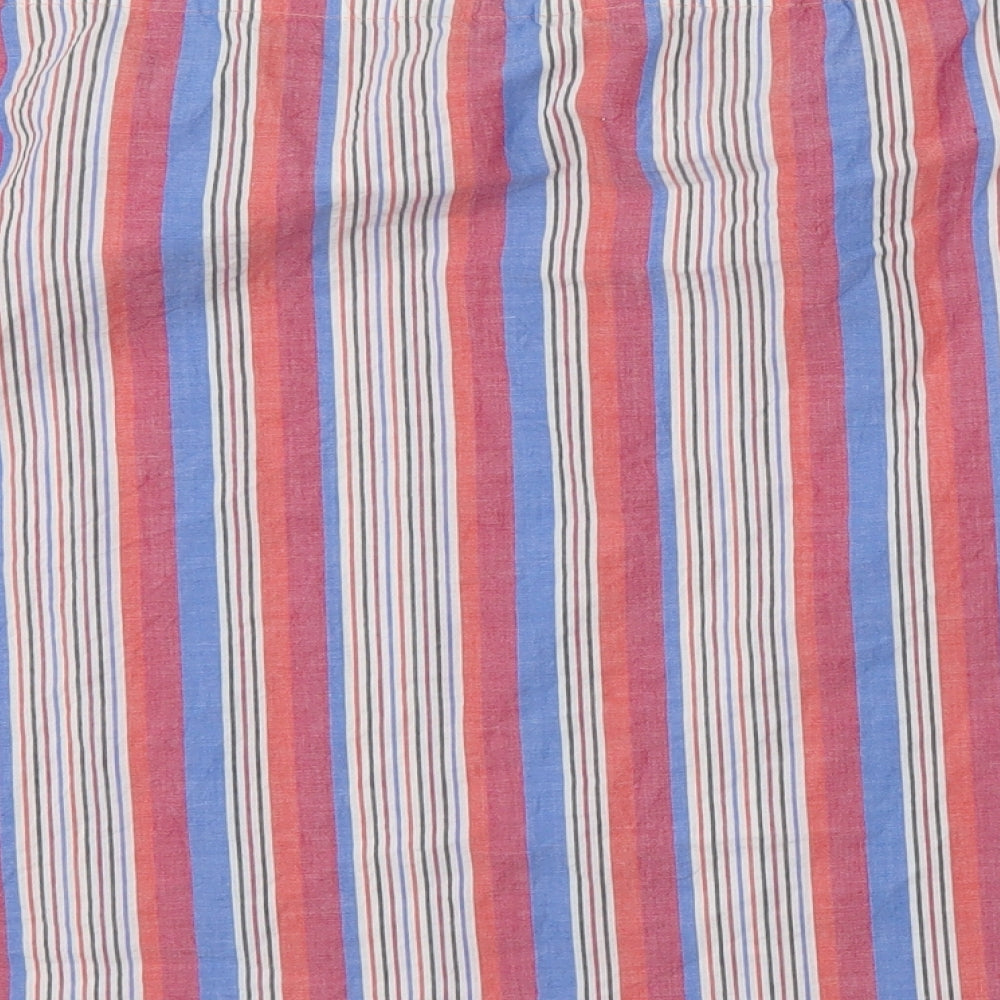 Papaya Womens Multicoloured Striped Basic T-Shirt Size 16