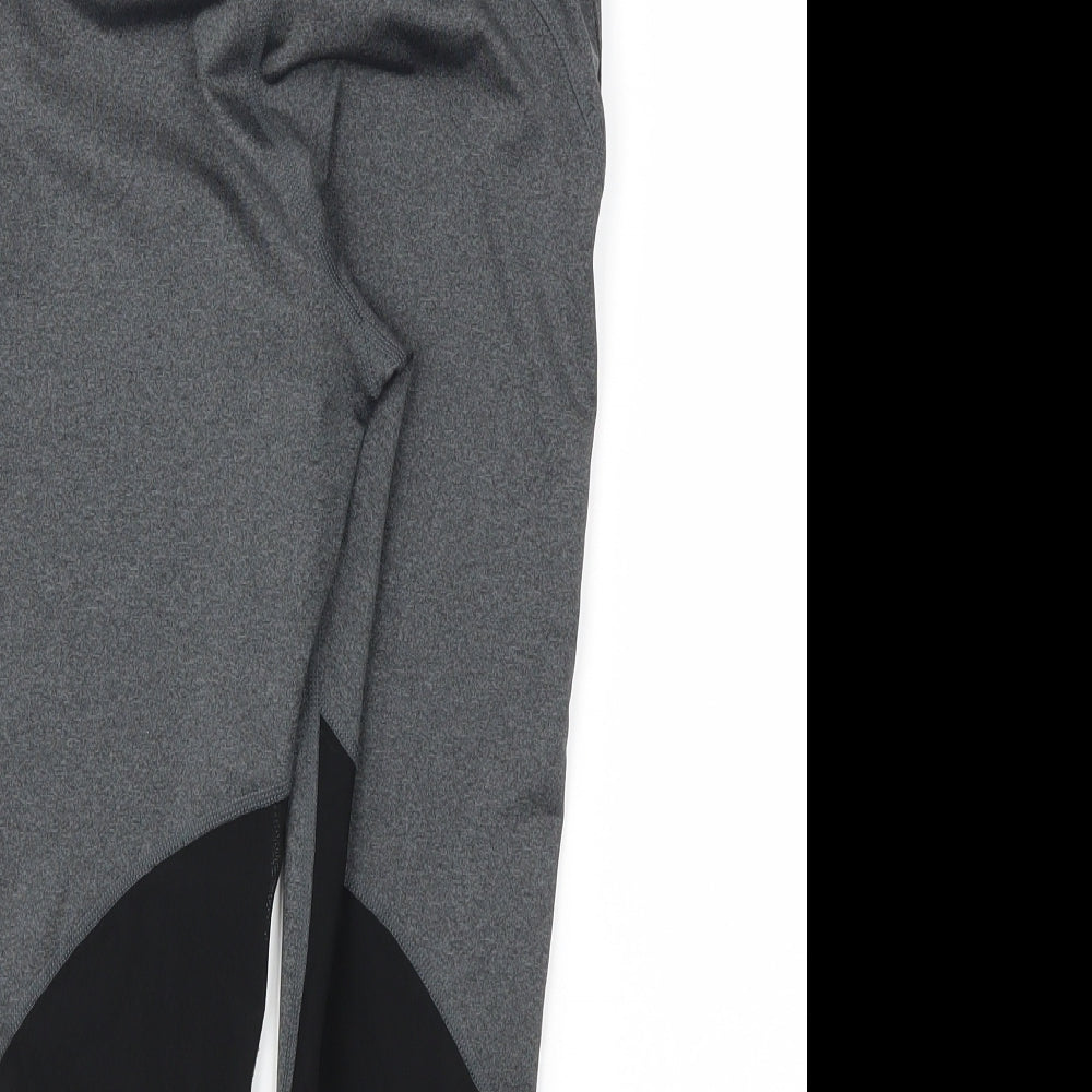 SPORFX Womens Grey Capri Leggings Size 8 L20 in - Stretch waistband