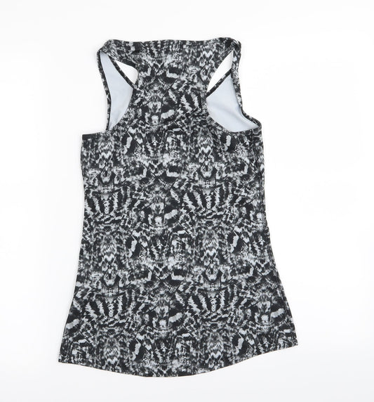 F&F Womens Multicoloured Geometric Basic Tank Size 8