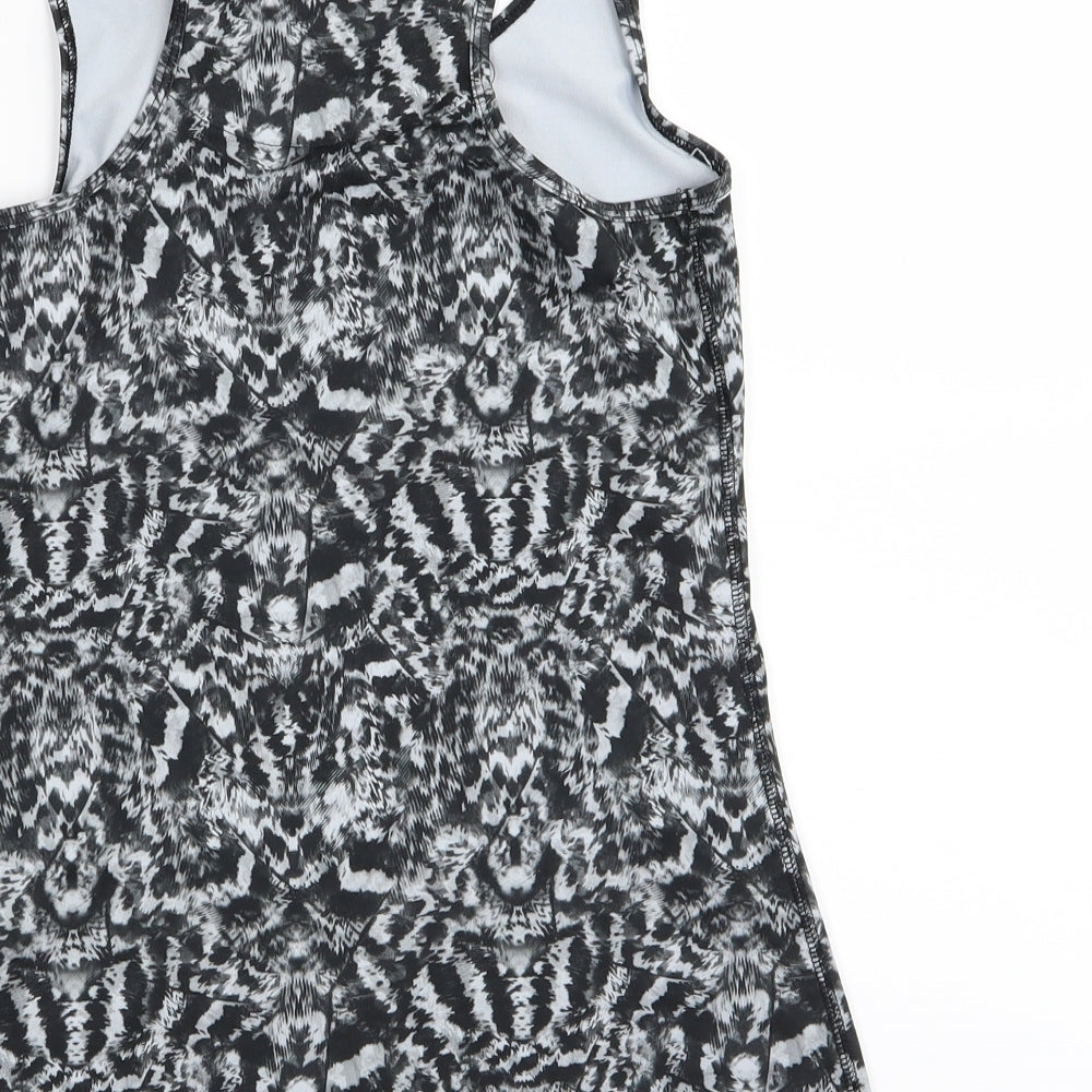 F&F Womens Multicoloured Geometric Basic Tank Size 8