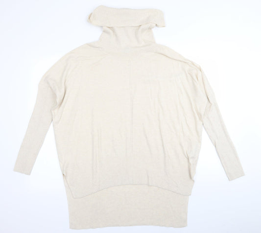 Miss Selfridge Womens Beige Pullover Jumper Size 12
