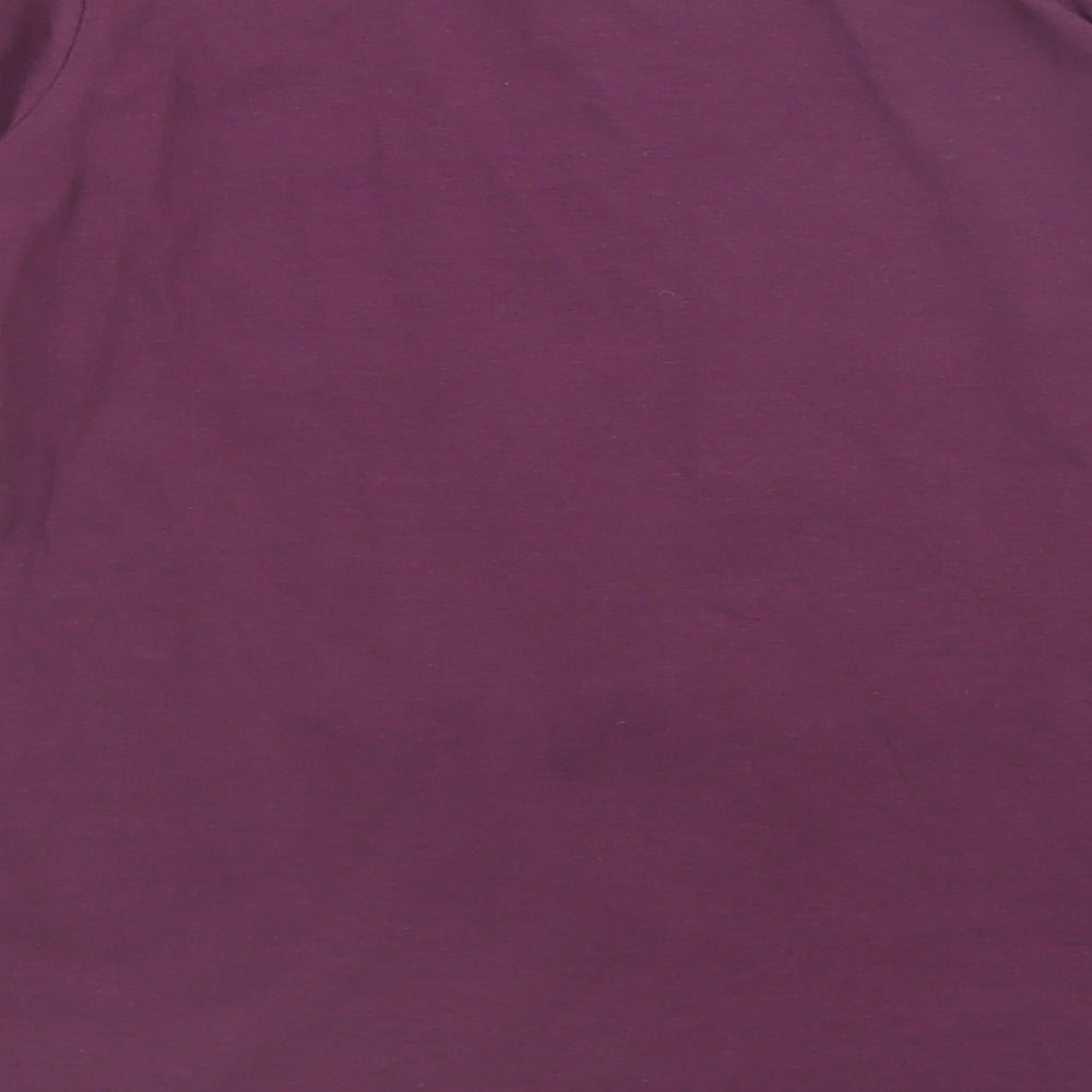 Breeze Girls Girls Purple Basic T-Shirt Size 10 Years