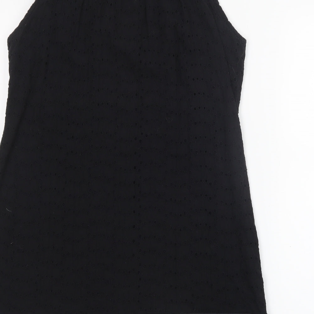S.C Fashion Womens Black Basic Blouse Size L