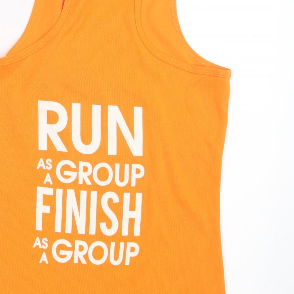 Awdis Womens Orange Basic Tank Size M - Neon