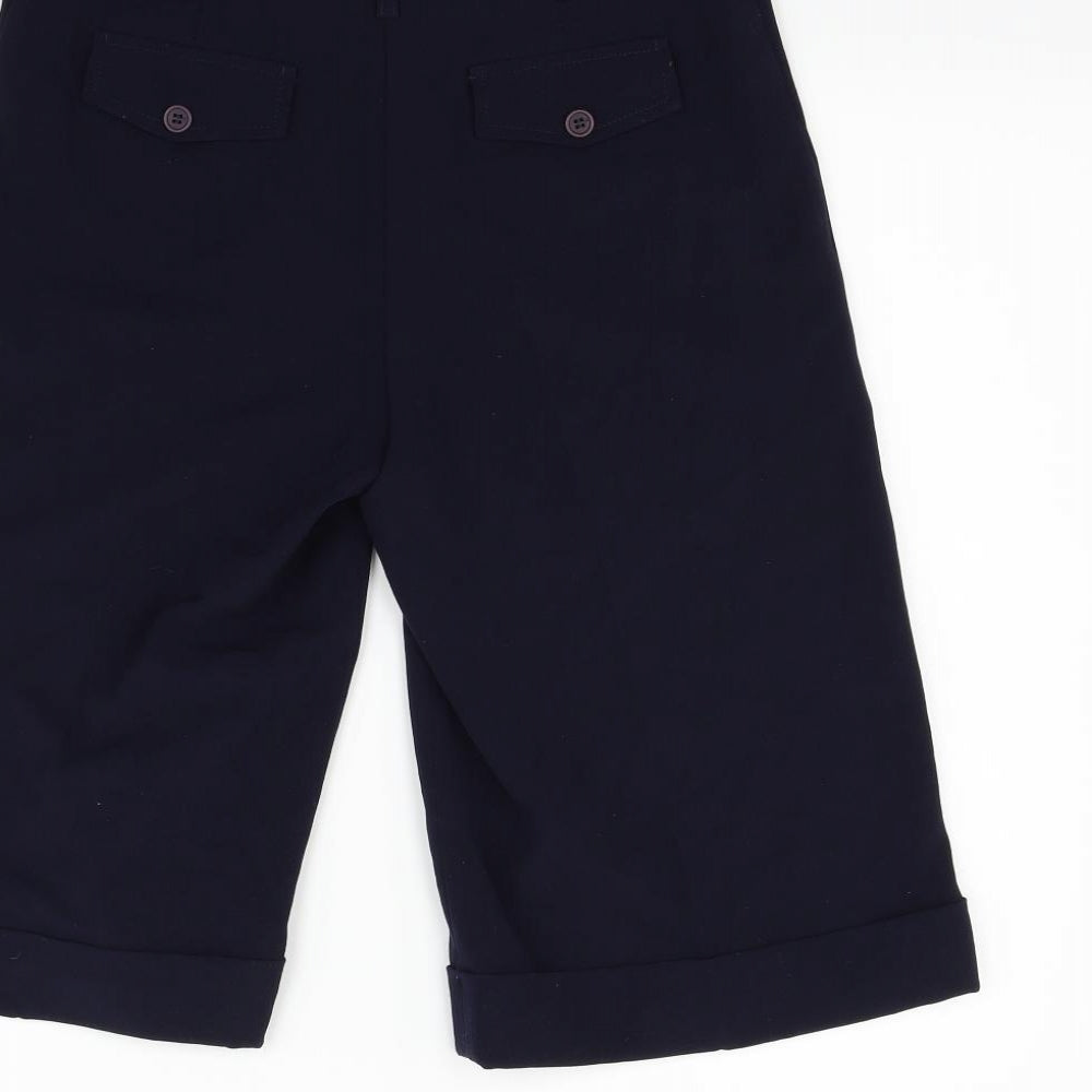 Womens UK Size 10 Sarah Hamilton Regular Fit Blue Trousers