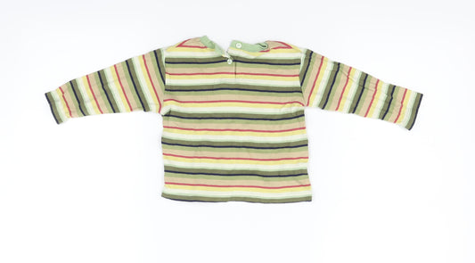 George Green Striped Pullover Jumper Size 12-18 Months