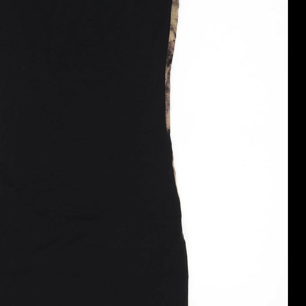 Womens UK Size 12 Love Label Beige Basic Tank