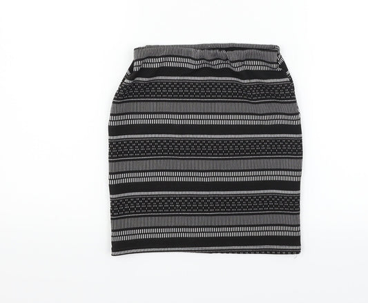 Atmosphere Womens Black Flare Skirt Size 4