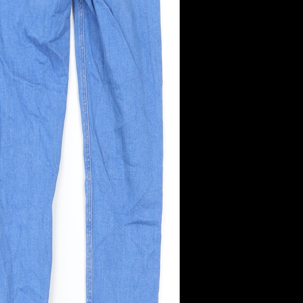 New Look Womens Blue Denim Skinny Jeans Size 6 L27 in