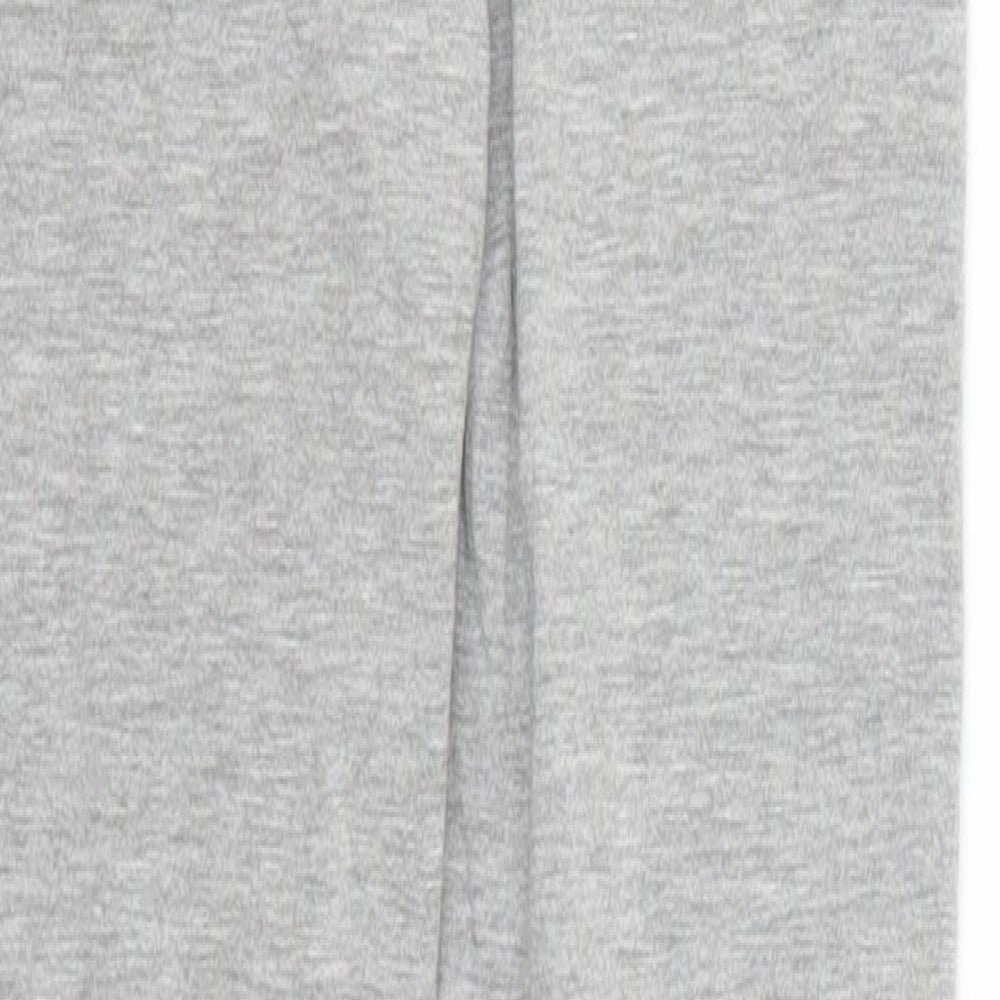 Pretty Little Thing Womens Grey Carrot Trousers Size 8 L27 in