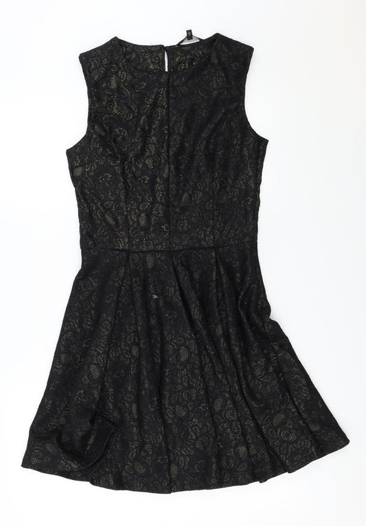 NEXT Womens Black A-Line Size 8