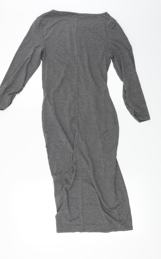 Miss Selfridge Womens Grey Bodycon Size 10